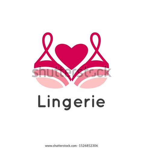 Lingerie Lady Bra Logo Vector Illustration Stock Vector Royalty Free