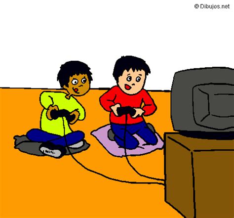 Entretenimiento divertido en casa aislamiento. Dibujo de Niños jugando pintado por Arocha en Dibujos.net ...