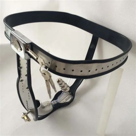 male chastity belt cage bondage locking underwear stainless steel pants device 89 99 picclick