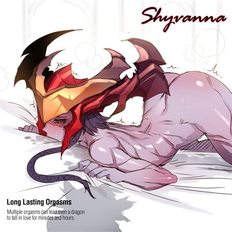 Ratatatat74 Shyvana League Of Legends 1girl Ass Bed Bed Sheet Blush Braid Colored Skin
