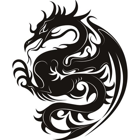 Dragon Tatoo Dragon Tattoo Tribal Dragon Tattoos Dragon Tattoo Stencil