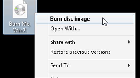 How To Burn Isos In Windows 7