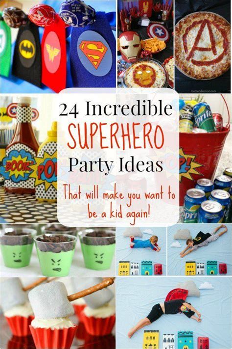 24 Incredible Superhero Party Ideas That Will Make You Wish You Were A