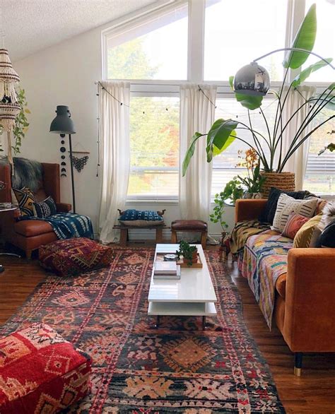 Bohemian Living Room Living Room Inspo Bohemian Home Interior Design