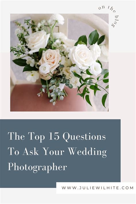 The Top Questions To Ask Your Wedding Photographer Before Booking