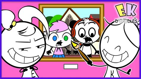 An unprecedented collection of the world's most beloved movies and tv series. Visit the Art Museum with EK Doodles! Paintings of Ryan's World Friends - YouTube