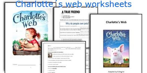 We just finished reading our charlotte's web as a class before the end of the first nine weeks of school. Charlotte´s web worksheets