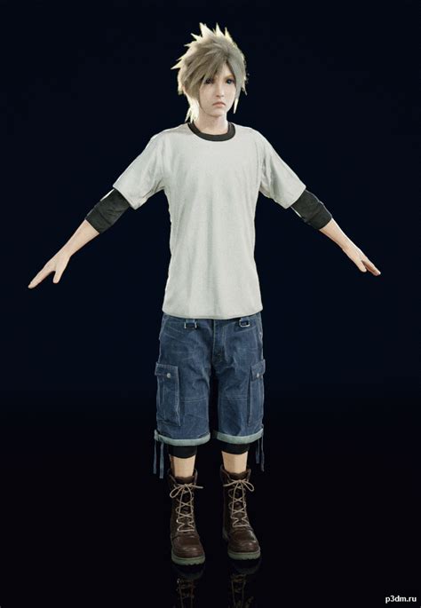 Final Fantasy Vii Remake Cloud Age 14 Pack 3d Models Final