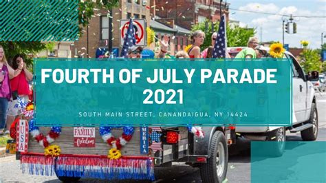 Canandaigua New York 4th Of July Parade 2021 South Main Street Youtube