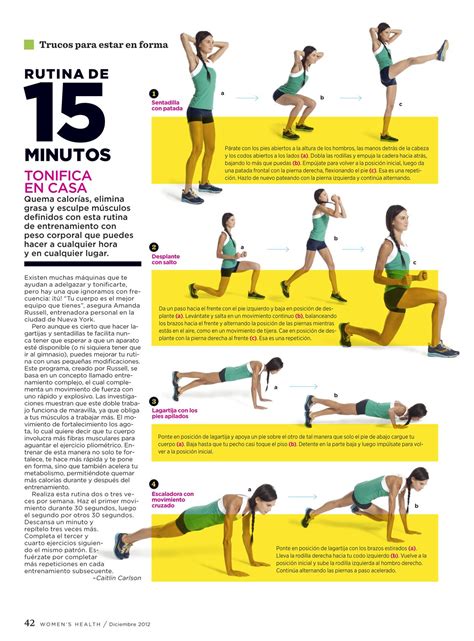 Pin By Adriana Lòpez On Rutinas De 15 Minutos At Home Workouts