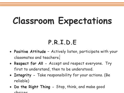 Free Classroom Expectations Poster Teaching Resources