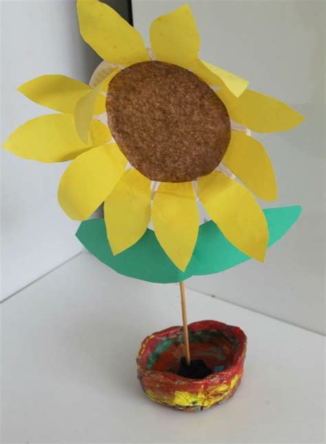 Happy Sunflower Crafts For Kids