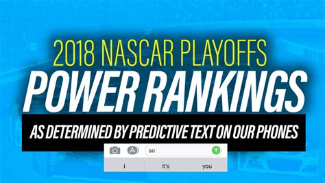 Random Playoff Power Rankings By Predictive Text
