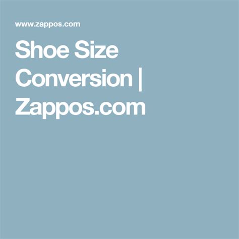 There are a lot of different safety shoe sizes, like mondopoint, european, uk and us. Shoe Size Conversion | Zappos.com (With images) | Shoe ...