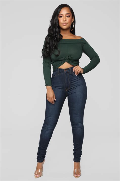 Knot About It Top Olive Fashion Nova Knit Tops Fashion Nova