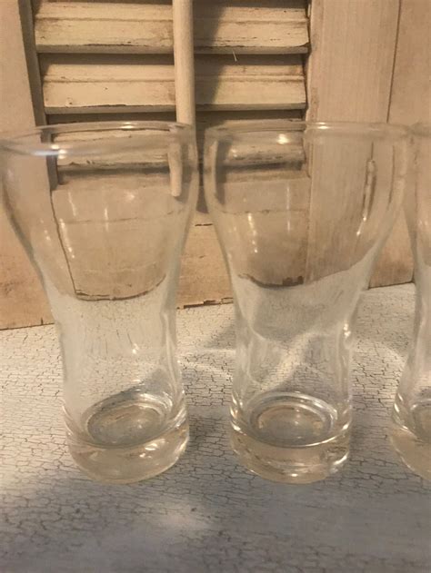 Vintage Clear Drinking Glasses Juice Glasses Little Glasses Etsy