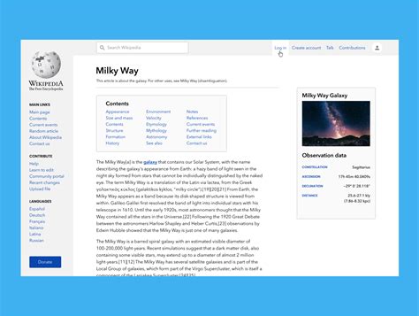 Wikipedia Page Redesign By Josh Ternyak On Dribbble