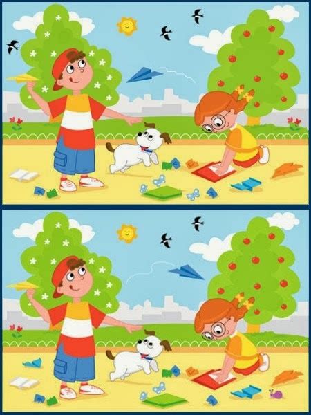 Spot The Differences Puzzle