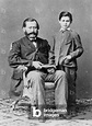 Image of Sigmund Freud (1856-1939) as a child, with his father Jacob