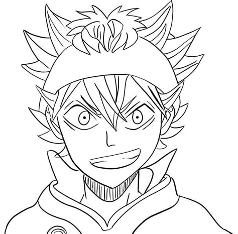 Desenhos De Asta De Black Clover 6 Para Colorir E Imprimir Pdmrea Porn Sex Picture