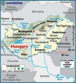 Get budapest, hungary maps for free. Hungary Geography