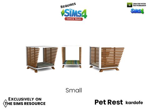 The Sims Resource Pet Restbed 7 Small