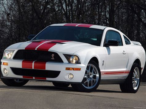 Ford Mustang Shelby Gt500 Red Stripe Shelby Cobra Gt500 Ford Mustang