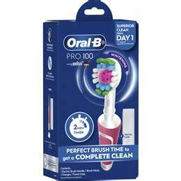 Oral B Pro D White Polish Electric Toothbrush Each Woolworths