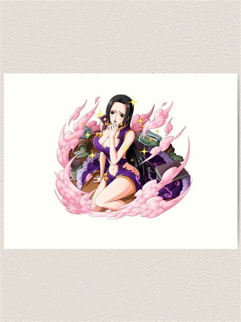 Boa Hancock Anime Girl Waifu Hot Art Print For Sale By Mihawksama Redbubble