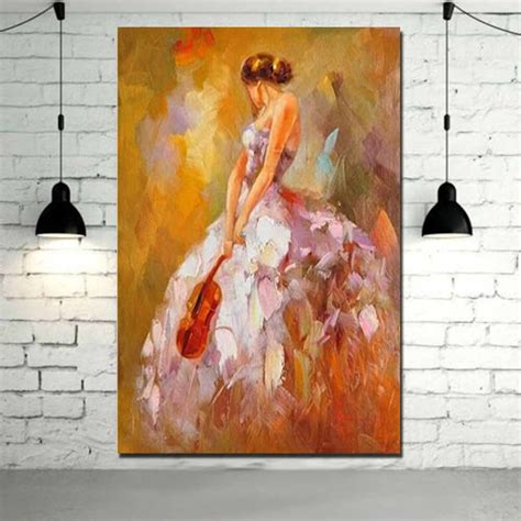 Hand Painted Abstract Figure Canvas Art Wall Decorative Lady Oil Painting Lady All Pictures