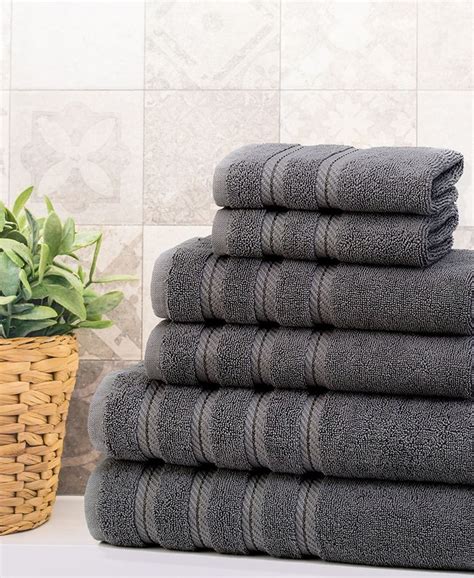 American Soft Linen 100 Turkish Cotton 6 Piece Towel Set Macys