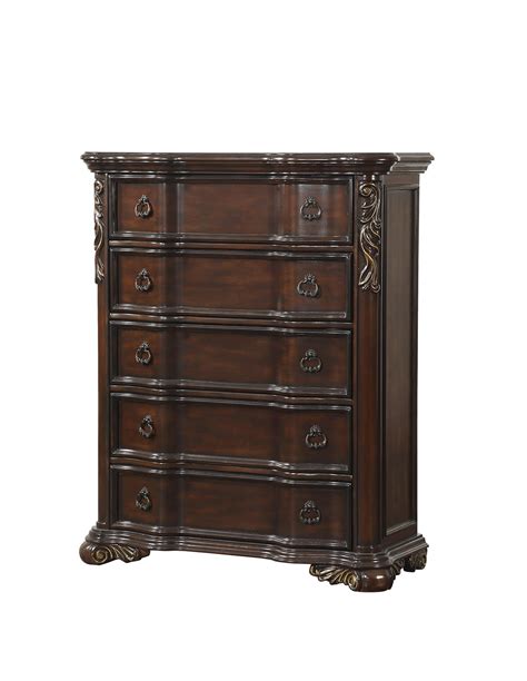 Homelegance Royal Highlands Chest Rich Cherry 1603 9 At