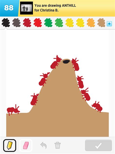 An App That Shows How To Draw Cartoon Animals On The Hill With Colored