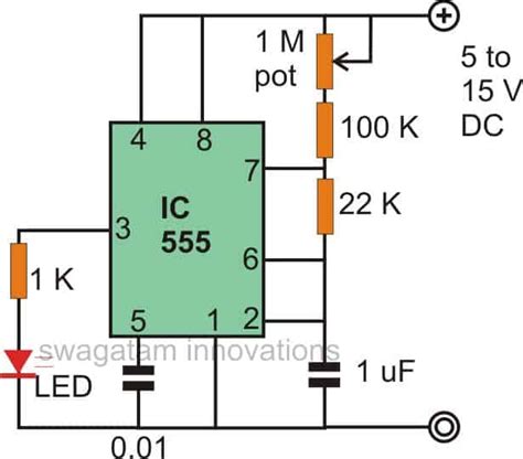Make Interesting Flasher And Fader Led Circuits Using Ic 555