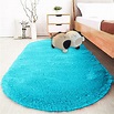 NK 31.4 x 64.9 Super Soft Oval Area Rugs Silky Smooth Bedroom Mats for ...