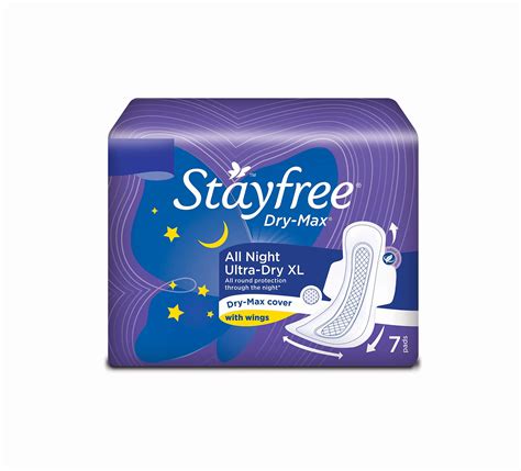 Stayfree Secure Xl Ultra Thin Sanitary Napkins With Wings Extra Large