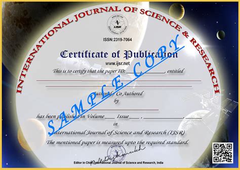International Journal Of Science And Research Ijsr