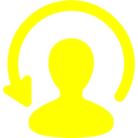 Yellow Change User Icon Free Yellow User Icons