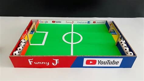How To Make Football Game With Cardboard Youtube