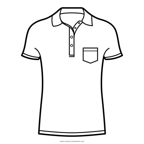 Polo Shirt Coloring Page