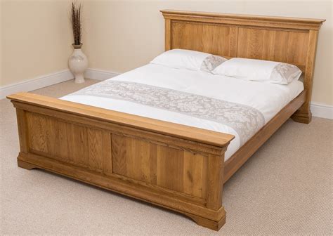 Upholstered super king size bed with a choice of feet. FRENCH RUSTIC SOLID OAK WOOD SUPER KING SIZE BED FRAME ...