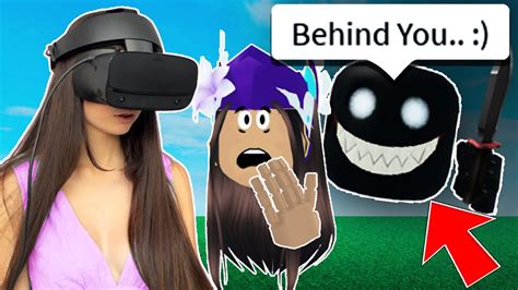 This Creepy Stalker Followed Me Into Roblox Vr Hands Facecam Youtube