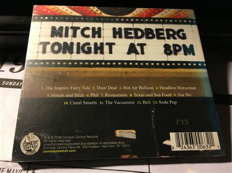 Do You Believe In Gosh Mitch Hedberg Cd Sep 2008 Comedy Stand Up