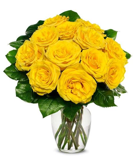 One Dozen Yellow Roses At From You Flowers Yellow Rose Bouquet