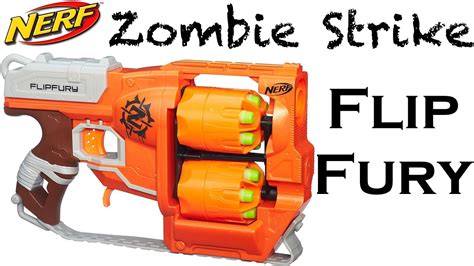 Nerf Zombie Strike Flipfury Unboxing And Review Youtube