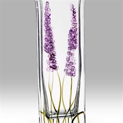 Nobile Lavender Flared Vase 225cm Engraveitnow Ltd