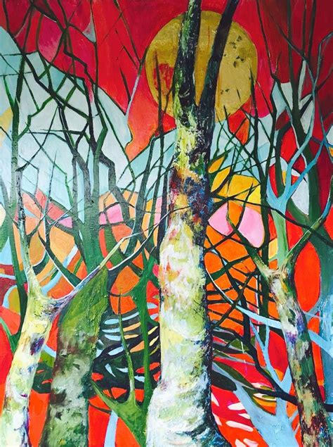 Singing Trees Trees Acrylic Paintings And Acrylics