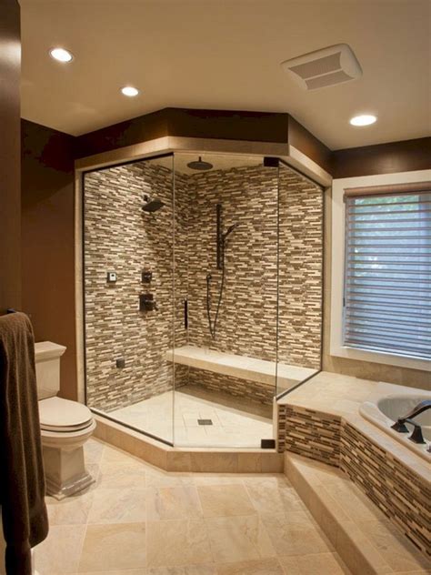 Instead of a traditional upper cabinet with doors on the front, this configuration offers separate shelves for each vanity. The Best Diy Master Bathroom Ideas Remodel On A Budget No ...