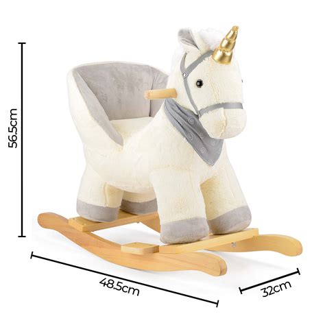 Fast, reliable delivery to your door. Plush Unicorn Toddler Baby Rocker Wooden Rocking Horse ...