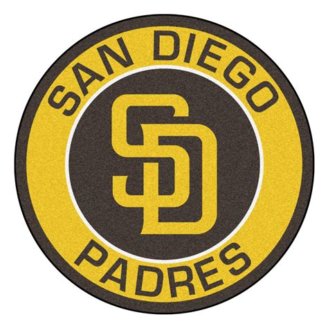Fanmats 18148 San Diego Padres Roundel Mat 27 Diameter San Diego